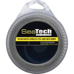 Sea Tech Nylon Coated Stainless Steel Wire & Crimps 10m
